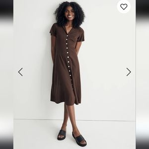 NWT Madewell Kacie Midi Shirt Dress